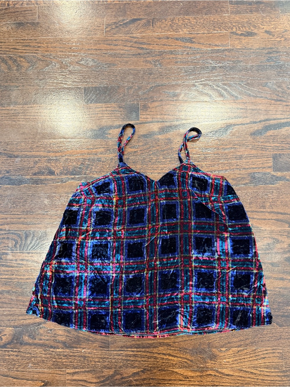 torrid Velvet Plaid Spaghetti-Strap Tank Top. Torrid 00